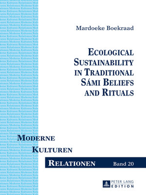 cover image of Ecological Sustainability in Traditional Sámi Beliefs and Rituals